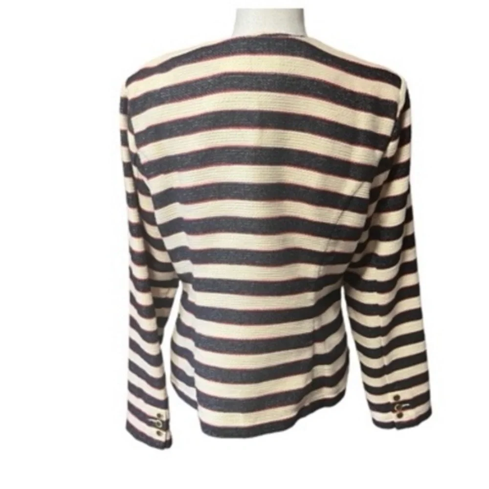 Cabi Love Carol Collection Striped‎ Cruise Jacket NWT